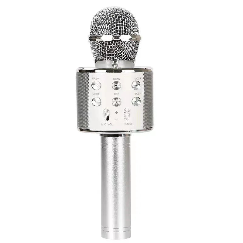 Portable Handheld Wireless Karaoke Microphone with Speaker