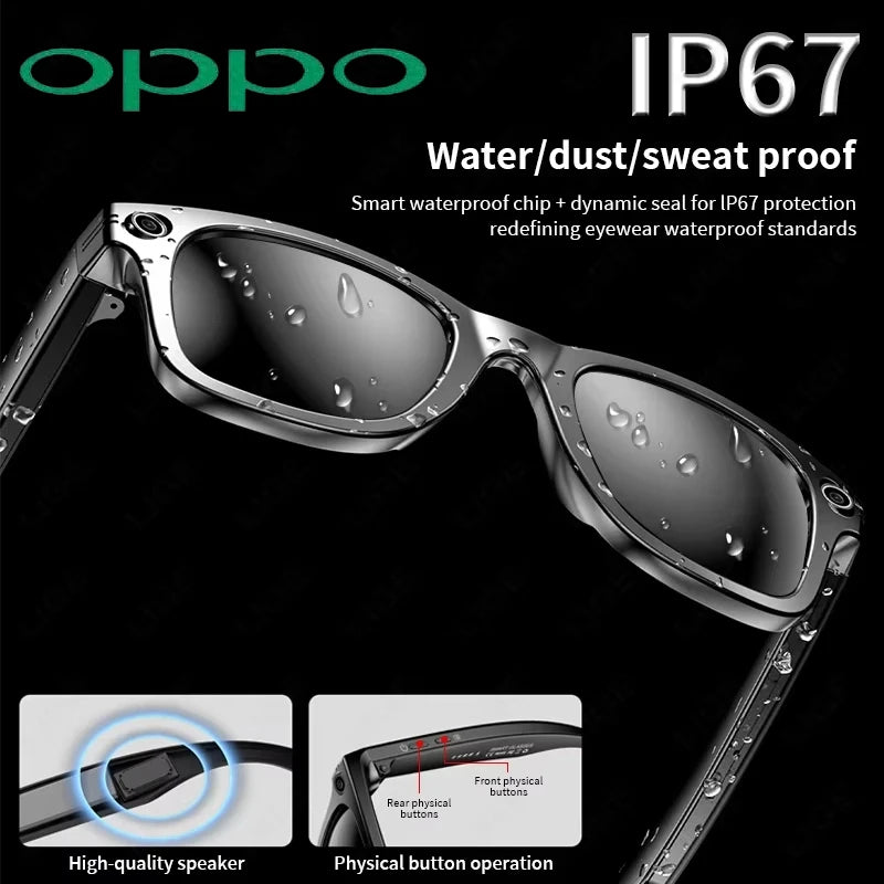 OPPO AI Smart Glasses Ultra Clear Camera Shooting/Recording/Bluetooth/Music Player