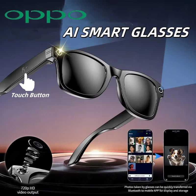 OPPO AI Smart Glasses Ultra Clear Camera Shooting/Recording/Bluetooth/Music Player