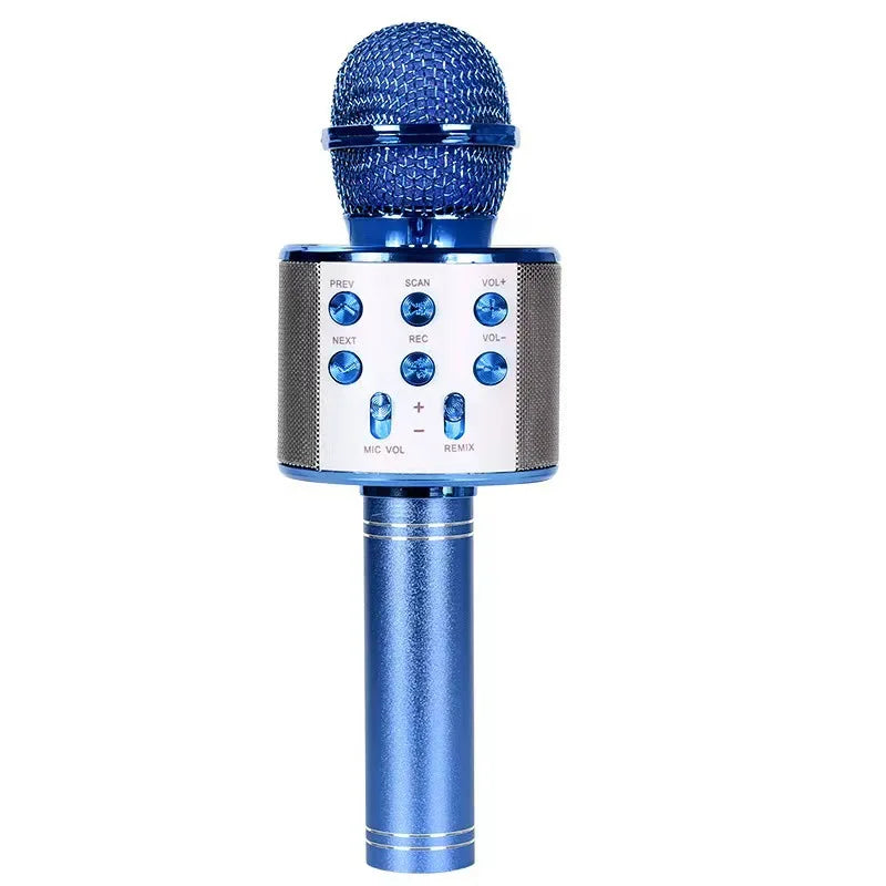 Portable Handheld Wireless Karaoke Microphone with Speaker